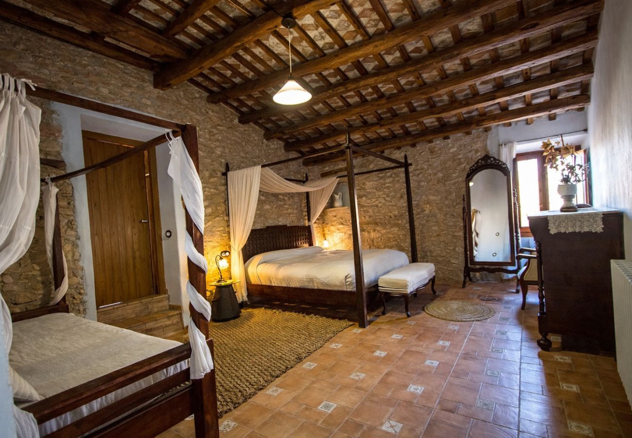 Villa à La Bisbal del Penedés -  Villa captivante au milieu des vignes, proche de Sitges