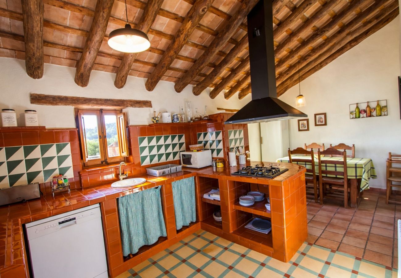 Villa à La Bisbal del Penedés -  Villa captivante au milieu des vignes, proche de Sitges