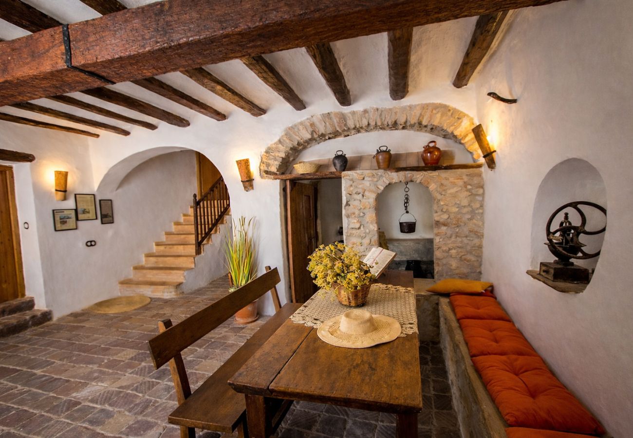 Villa à La Bisbal del Penedés -  Villa captivante au milieu des vignes, proche de Sitges