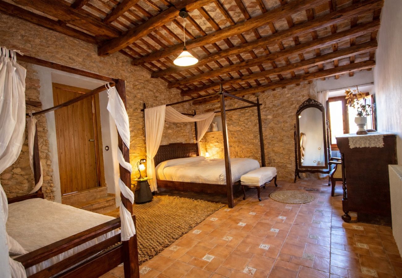 Villa à La Bisbal del Penedés -  Villa captivante au milieu des vignes, proche de Sitges