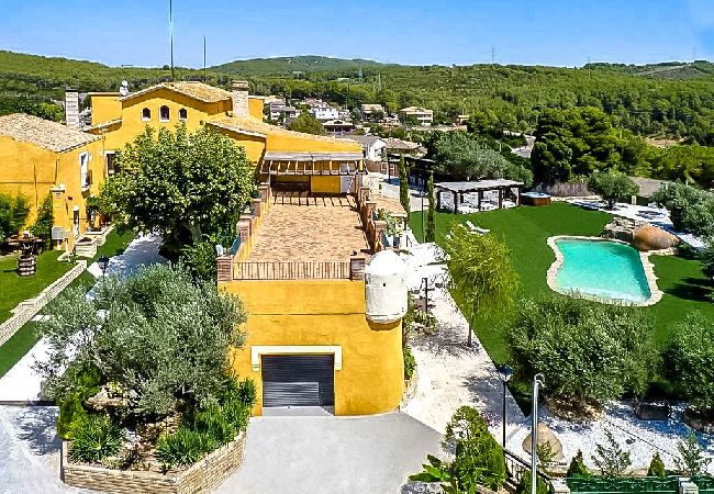 villa à Olerdola - Divin et Délicieux pour 24 convives-12km de Sitges ! 