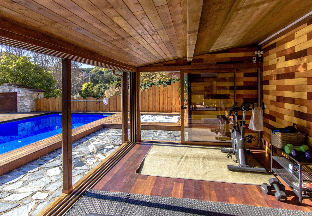 Villa à Sant Celoni -  Sanctuaire méditerranéen avec piscine & JACUZZI