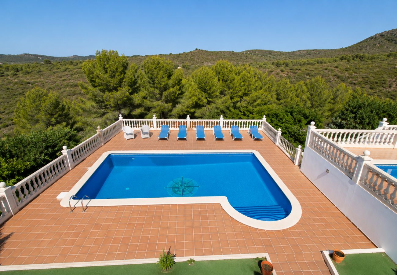 Villa in La Bisbal del Penedés - Spacious Mountain Retreat with Private Pool